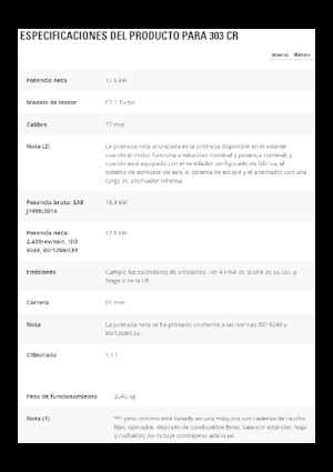 Mini bageri Caterpillar 303 CR