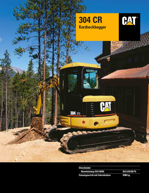 Mini bageri Caterpillar 304 C R