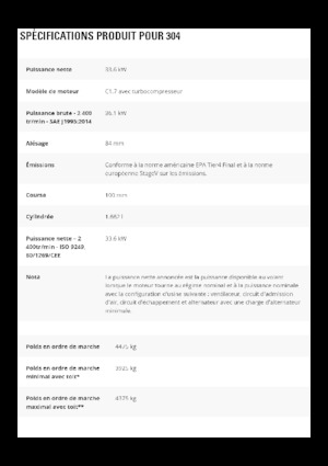 Mini bageri Caterpillar 304