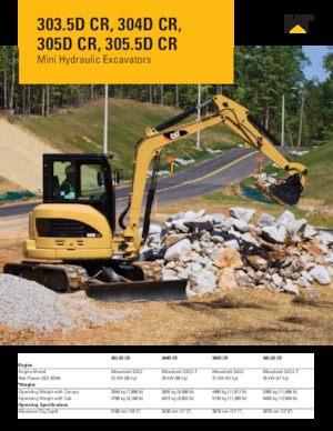 Mini bageri Caterpillar 305.5D