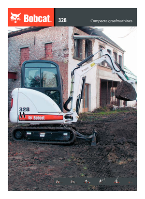 Mini bageri Bobcat 328 G