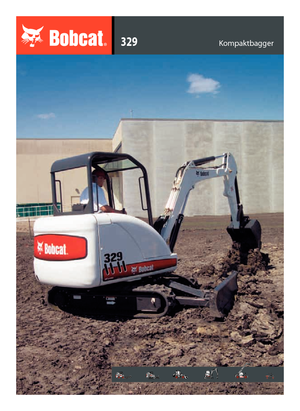 Mini bageri Bobcat 329