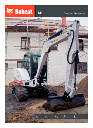 Mini bageri Bobcat 341 G