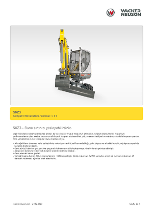 Mini bageri Neuson 50 Z 3