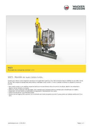 Mini bageri Neuson 50 Z 3