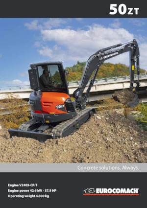 Mini bageri Eurocomach 50 ZT