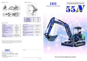 Mini bageri Kato 55N4
