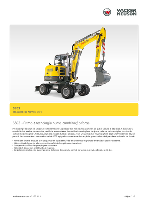 Bageri na kotačima Neuson 6503
