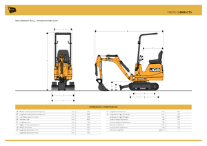 Mini bageri JCB 8008