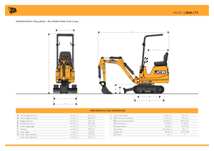 Mini bageri JCB 8008
