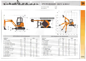 Mini bageri JCB 8032 Z
