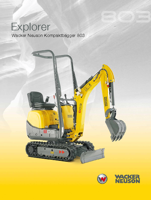 Mini bageri Wacker Neuson 803