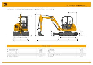 Mini bageri JCB 8055 RTS