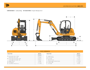 Mini bageri JCB 8055 RTS