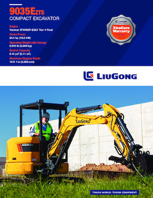 Mini bageri Liugong 9035EZTS