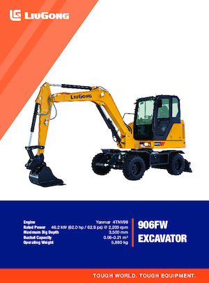 Mini bageri Liugong 906FW