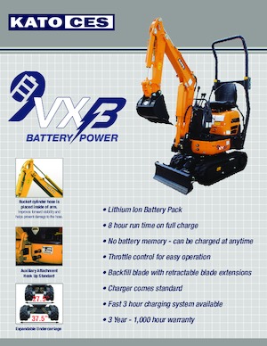 Mini bageri Kato 9VXB