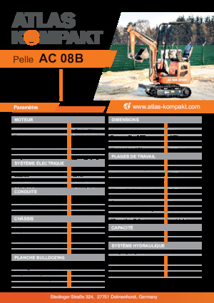 Mini bageri Atlas Kompakt AC 08B