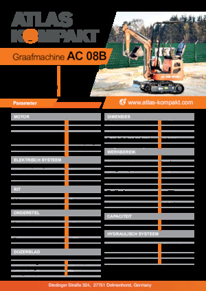 Mini bageri Atlas Kompakt AC 08B
