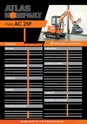 Mini bageri Atlas Kompakt AC 25F 