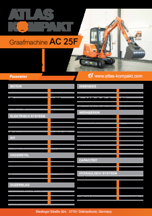 Mini bageri Atlas Kompakt AC 25F 
