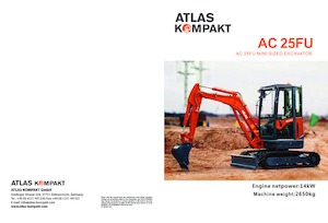 Mini bageri Atlas Kompakt AC 25FU