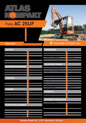 Mini bageri Atlas Kompakt AC 25UF