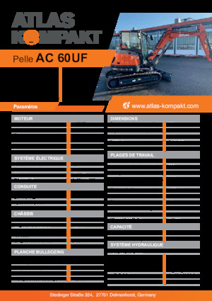 Mini bageri Atlas Kompakt AC 60UF