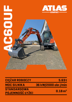 Mini bageri Atlas Kompakt AC 60UF