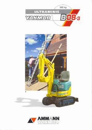 Mini bageri Yanmar B 08-3