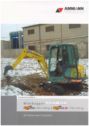 Mini bageri Yanmar B 15-3 EX
