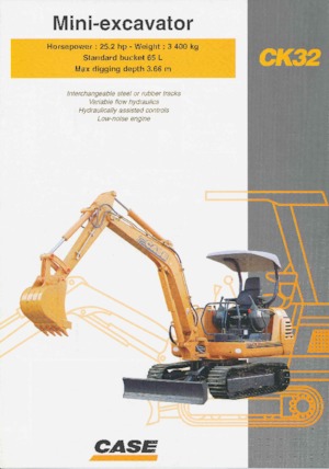 Mini bageri Case CK32 