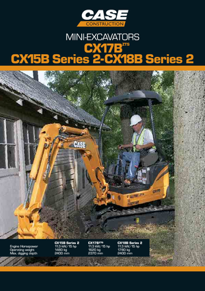 Mini bageri Case CX18B S-2