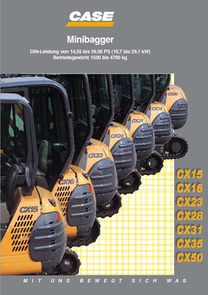 Mini bageri Case CX 31