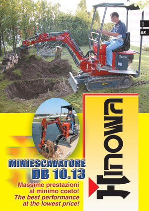 Mini bageri Hinowa DB 10.13