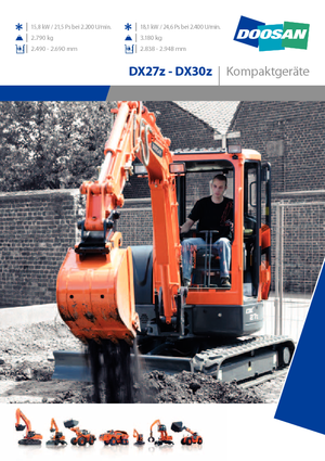 Mini bageri Doosan DX30Z