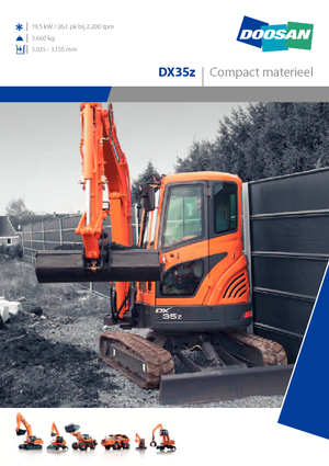 Mini bageri Develon DX35Z