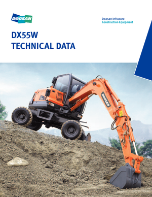 Bageri na kotačima Doosan DX55W