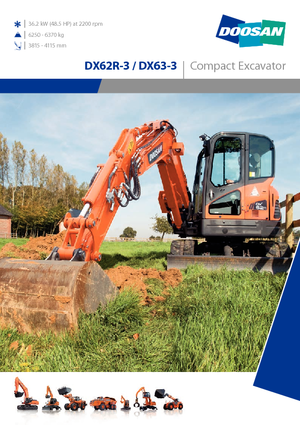 Bageri gusjeničari Doosan DX62R-3