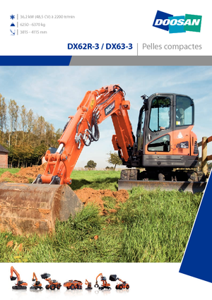 Bageri gusjeničari Doosan DX62R-3