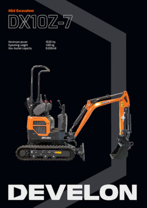 Mini bageri Develon DX10Z 