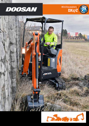 Mini bageri Develon DX17Z