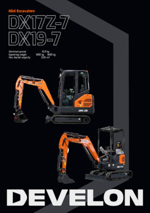 Mini bageri Develon DX19  