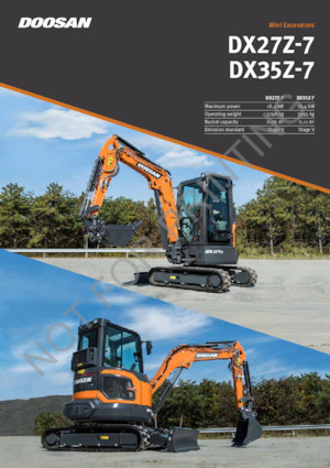 Mini bageri Doosan DX27Z-7