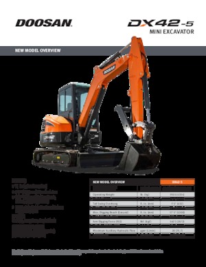 Mini bageri Doosan DX42-5