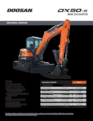 Mini bageri Doosan DX50-5