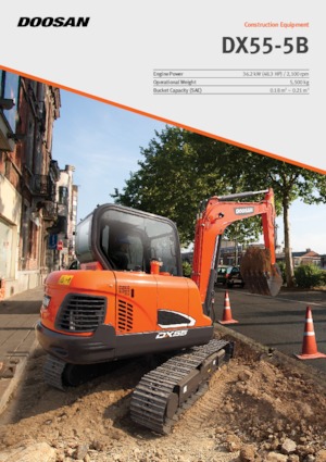 Mini bageri Doosan DX55-5B