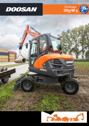 Bageri na kotačima Doosan DX57W-5