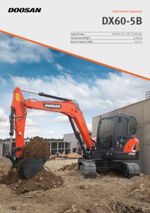Mini bageri Doosan DX60-5B