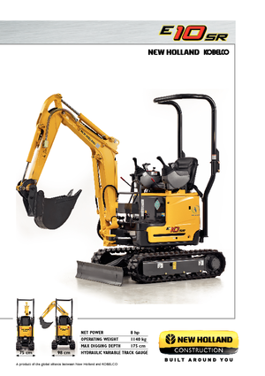 Mini bageri New Holland E10SR